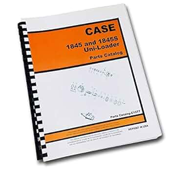 Amazon.com: Parts Catalog Manual for Case 1845 1845S Uni