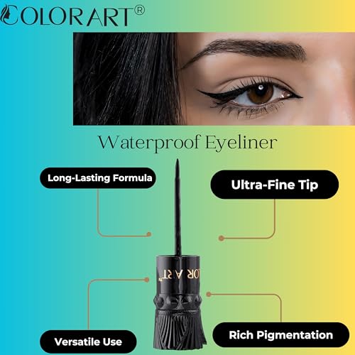 Image of Diamond Matte Eyeliner Easy-Glide Applicator, Waterproof Liquid Liner for Eyes 10 ml