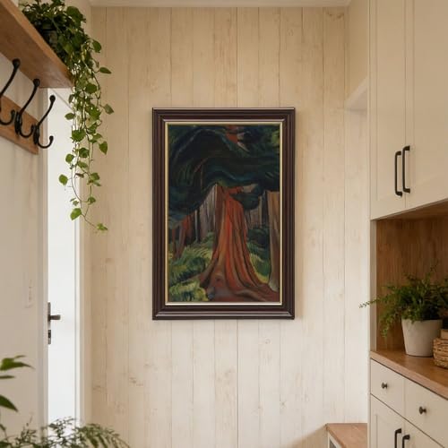 Toile de cèdre rouge Emily Carr pour une décoration murale de bureau apaisante - 6
