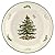 Spode Christmas Tree Collection Pasta Bowl - Large 13-Inch Serving Boel, Dishwasher, Microwave, and Freezer Safe, Made of Porcelain, Serveware, Christmas Tree Design, Green/Beige