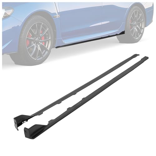 Rear Side Under Spoiler - 2022 Subaru BRZ STI 3 ALMULOO Skirt Compatible with 2015-2021 WRX STI