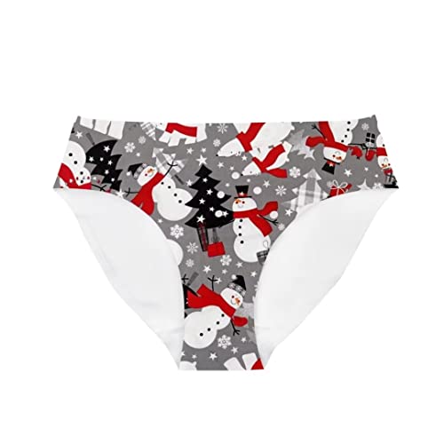 Image of Dellukee Sexy Women Underwear Briefs Breathable Hipster Panty White Alpaca Print