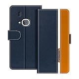 UOGNADGD Lederhülle Kompatibel mit Nokia 3310 2017 Klappbares Portemonnaie-Hülle mit Magnetverschluss Ständer & Kartenfächern stoßfestem Schutz (Blau)