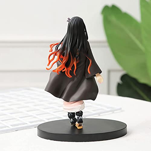Image of Trunkin Polyvinyl Chloride Demon Slayer Nezuko Kamado Kimetsu No Yaiba Action Figure, Figurine With Stand Figurine, 33.5 Cm, 2.4 Cm