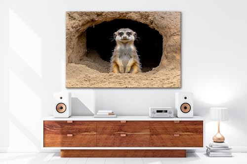 Impression sur toile suricates pour habiller un grand mur nu - 5