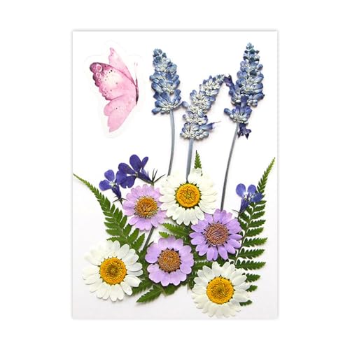 Flores secas prensadas para resina y manualidades miniatura 1
