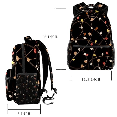 Sac de voyage décontracté motif rétro multicolore ado fille garçon - 2