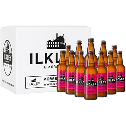 Ilkley Brewery Mary Jane Session Pale Ale 3.5% ABV | 12 x 500ml Bottles | Craft Beer Case Yorkshire Refreshing and Crisp, Citrus Aroma, Easy Drinking Ale Crate Cover