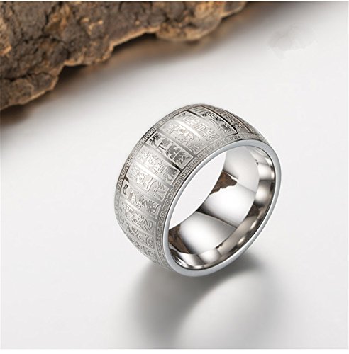 PAURO Uomo Acciaio Inossidabile 11mm Retro Otto