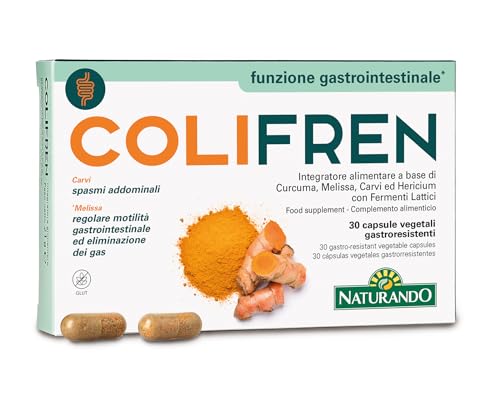Naturando Colifren Complemento Alimenticio Para La Funcionalidad Gastrointestinal con Cúrcuma,...
