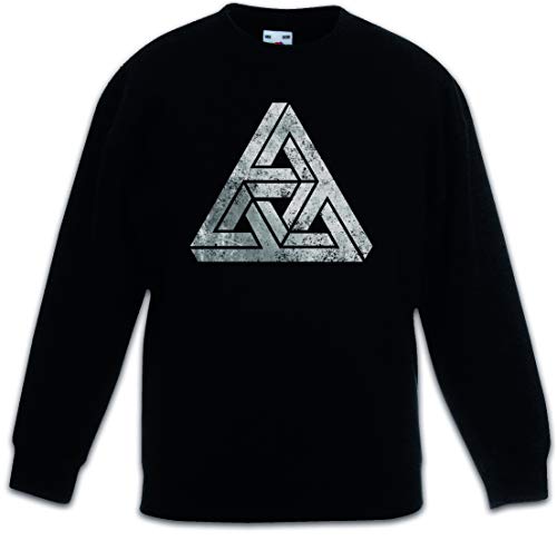 Sweat-shirt pour garçon et fille Penrose pull manches longues noir