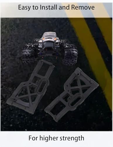 Dsacxixai 2 Stück RC Front Lower Suspension Arm Braccio Oscillante RC für ZD Racing 9020 9072 9071 9203 08421 08425 08426 08427 08428 1/8 RC Auto