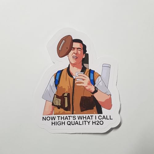 (3PCS) The Waterboy Bobby Boucher Now That's What I Call high H2O Quality Vinyl Sticker 3 Inch for Water Bottle, Tumbler, Laptop, Hat, Phone Case