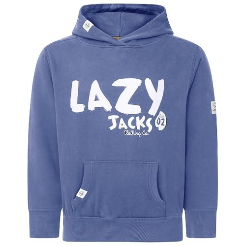 Sweat à Capuche Lazy Jacks Bleu Denim Vêtement Enfant 7-8 Ans