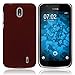 Produktbild PhoneNatic Case kompatibel mit Nokia 1 - Hülle rot gummiert Hard-case Cover