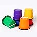 JISADER 2 Pieces Walking Stilts Kids Bucket Stilts Balance Stepper Toy Non Slip Cylindrical Shape Suitable for Children Outdoor Activities Picnic Playground, red