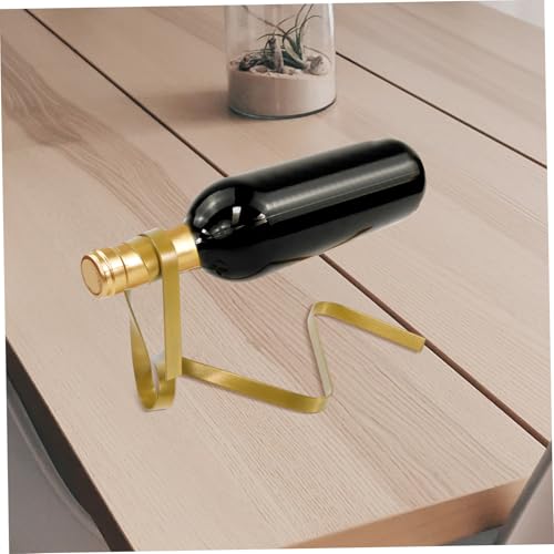 Soporte de botellas de vino VOSAREA decorativo dorado miniatura 6