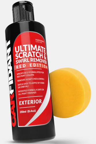 Image of Carfidant Red Scratch & Swirl Remover Polish for Red Cars & Restorer | Car Scratch Remover