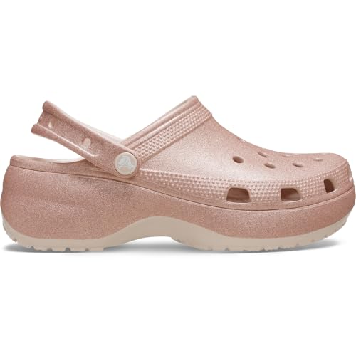 Image of Crocs Women's Classic Platform Glitter Clog