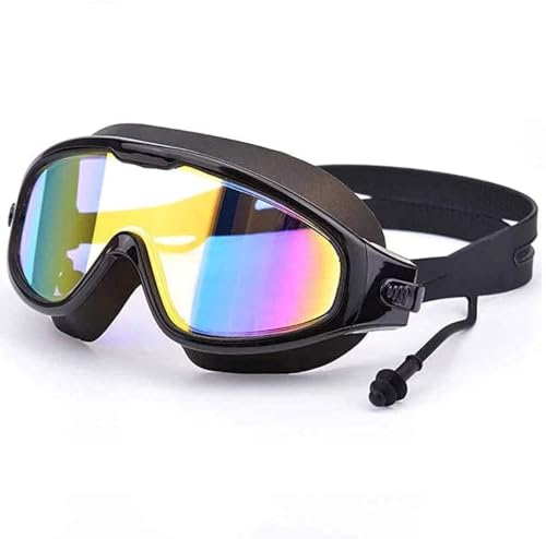 Image of Anti-Fog Swim Goggles with UV Protection | Comfortable Leak-Proof Silicone Seal | Adjustable Strap Swimming Glasses for Men Women Kids | Clear Vision Pool Goggles with Free Protective Case