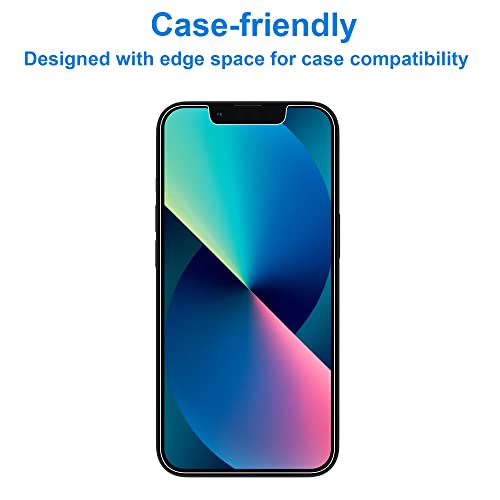 4youquality [4-in-1 Screen Protector for iPhone 14 with Camera Lens Protector, Tempered Glass Film, 2-Pack Each, [LifetimeSupport][Impact-Resistant][Anti-Scratch][Ultra-Transparent]