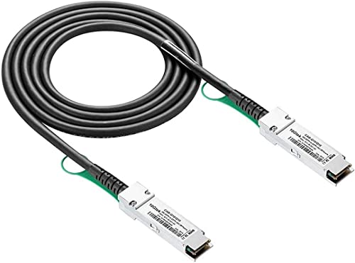 Image of 10Gtek 40G QSFP+ DAC Cable - 40GBASE-CR4 Passive Direct Attach Copper Twinax QSFP Cable for Juniper QFX-QSFP-DAC-0.3M Devices, 0.3-Meter