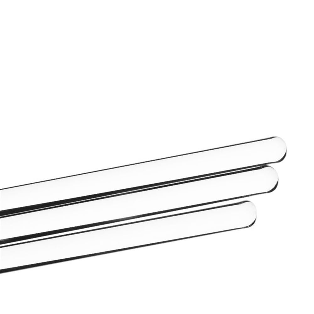 Bacchette di vetro con estremità arrotondata, agitatori sperimentali in borosilicato da 400 mm a 150 mm for laboratori didattici(10x200mm)