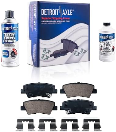 Amazon: Detroit Axle - Rear Brake Pads for Hyundai Accent Elantra