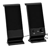 ポータブル ミニ USB 2.0 PC オーディオ システム、低音集約サブウーファー スピーカー PC およびラップトップ用のステレオ低音スピーカー ラップトップ スピーカー システムストレスを感じた PC スピーカー、ミニ USB 2.1