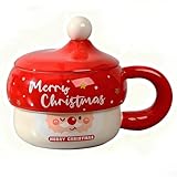 Joli et délicat: Mug décoration de Noël, c'est parfait pour le café, thé, chocolat chaud ou votre boisson préférée du matin, et c'est un cadeau parfait pour les mariages, anniversaires, la fête des pères, le nouvel an.