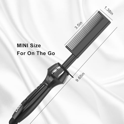 Peine eléctrico Dan para pelo negro, ajustable y dual voltaje miniatura 7