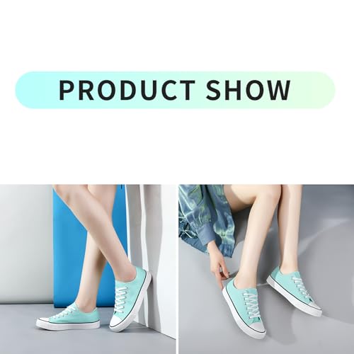 Image of ZGR Women's Canvas Low Top Sneaker Lace-up Classic Casual Shoes for Women