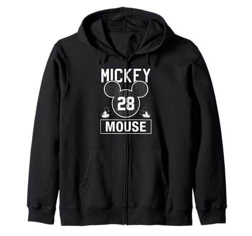 Mickey Mouse 28 Zip Hoodie contre le froid : sweat zippé confortable et chaud
