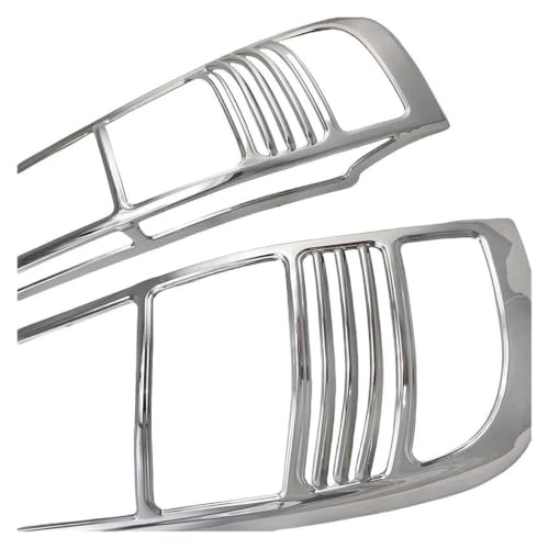 Cubierta de luz trasera cromada para Nissan X-Trail 2002-2007 3
