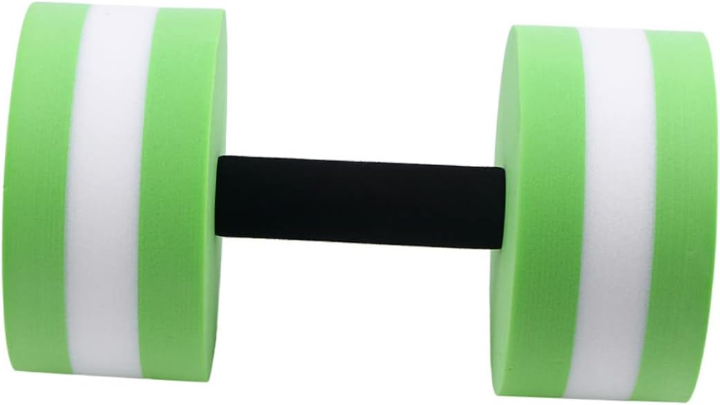 Milisten 3Pcs Eva Floating Dumbbells for Water Aerobics Durable Fitness Equipment for Swimming Pool Exercises Includes Green Pink and Blue Colors for Arm and Leg Training