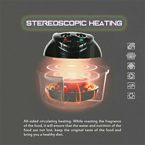 17 Quart 1400W Halogen Convection Countertop Wave Oven Baker Air Toaster Fryer Easy To Use & Clean Anxella #TOP4