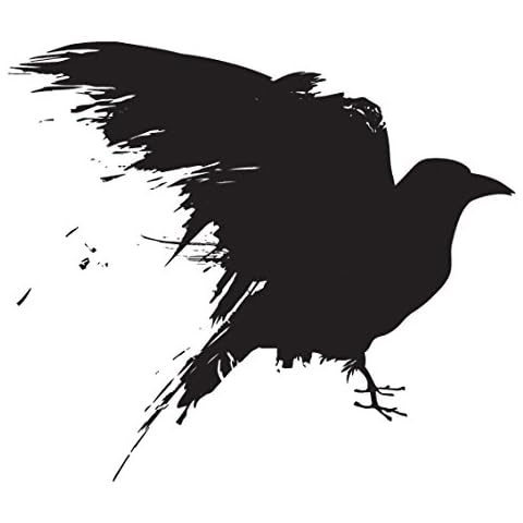 Black Raven Game of Thrones Sticker | Laptop, Car, Fridge, Wall Art Decal Cover