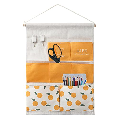 Saco de armazenamento de parede | Fruit Print à prova d'água sobre o organizador do armário da port