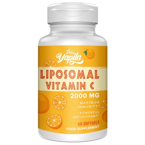 Liposomal Vitamin C Capsules 2000mg, Maximum Absorption, High dose VIT C, Ascorbic Acid, Antioxidant Supplement, Soy-Free, Non-GMO