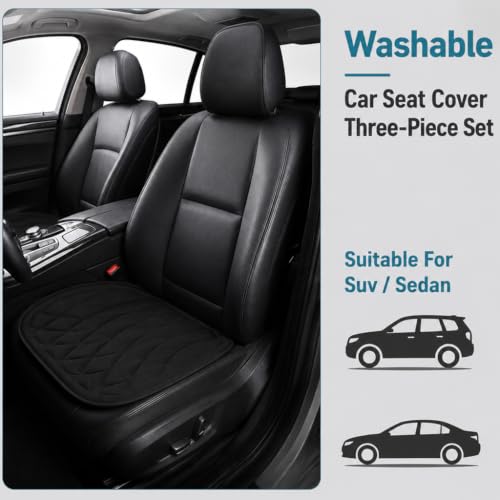 Image of STHIRA Car Seat Cushion Set Breathable Non Slip Seat Covers for Cars