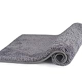【Ultra saugfähig】Die Badteppiche bestehen aus hochwertigen Mikrofasermaterialien.Die schnelltrocknenden Fasern lassen den Teppich schnell und sauber trocknen und vermeiden so Schimmelbildung.Diese Matte nimmt beim Betreten schnell Feuchtigkeit von Ihren nackten Füßen auf und lässt Ihren Platz jeden Tag sauber und trocken.