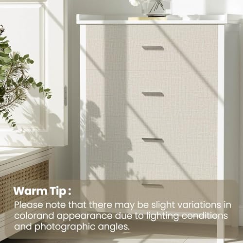 Image of Cream Fabric Textured Self Adhesive Waterproof Wallpaper Furniture Film Contact Paper for Table Top,Furniture, Almirah Doors and Other DIY, Renovation Project (50 Sq.Ft) - Solid