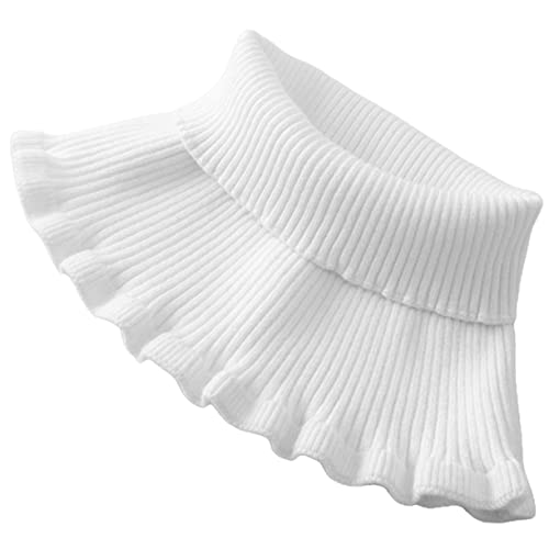 Wool Neck Gaiter for Men and Women Elastic Winter Neck Protector Warm Knitted Scarf for Daily Use - Main Image