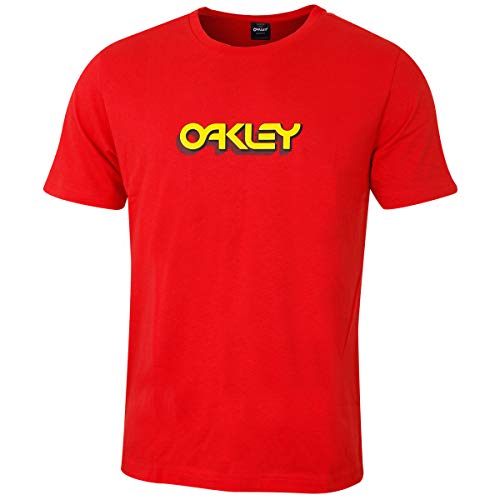 Oakley Men's Tridimensional Tee, HIGH Risk RED, XXL