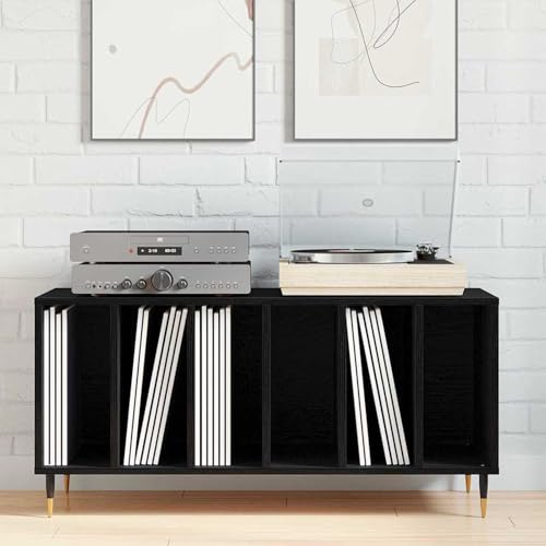 Meuble vinyle peu encombrant pour un salon moderne et ordonné