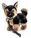 Produktbild Uni-Toys - Deutscher Schäferhund Welpe, stehend - Mit Leine - 26 cm (Höhe) - Plüsch-Hund, Haustier - Plüschtier, Kuscheltier