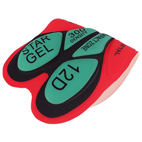 #N/a 4 Unidades Calções de Ciclismo à Prova de Choque em Gel Macio E Almofadas com Almofada Acessóri