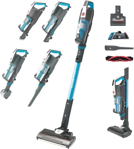 Hoover HF522STP Aspirateur Balai sans Fil Puissant, Grande Autonomie, Rangement