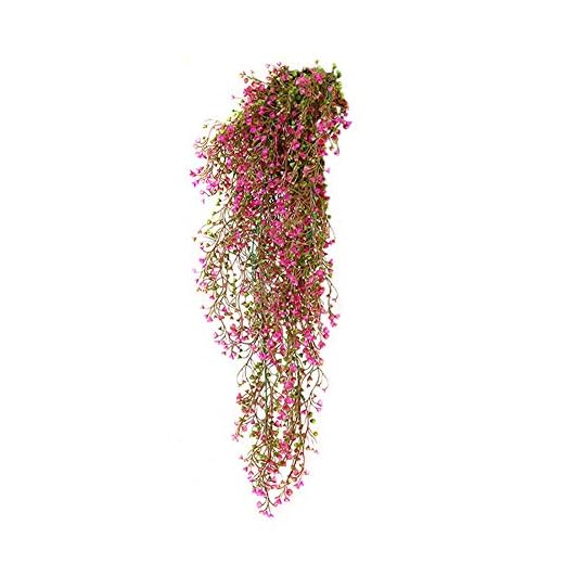 LBYJ 1 st vacker trädgård konstgjorda växter konstgjord blomma rotting fotografi för utomhus inomhus bröllop vägg badrum hem hotell dekoration utan hängande korg stil 3