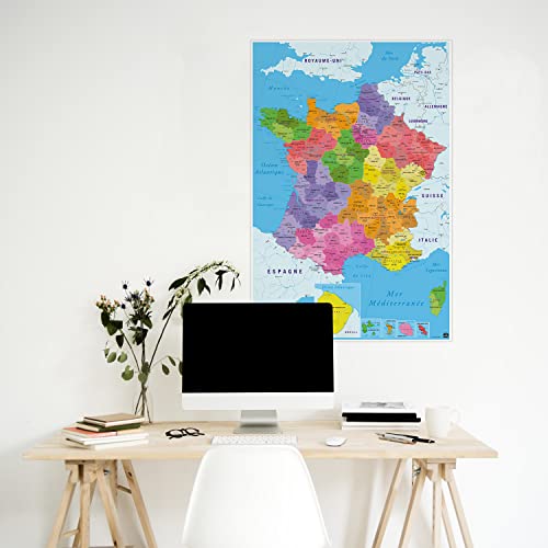 Grupo Erik GPE5152 Poster Carte de France 2017